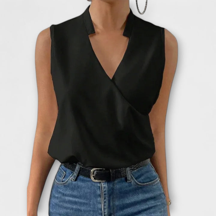 Loretta | Top sofisticato con scollo a V