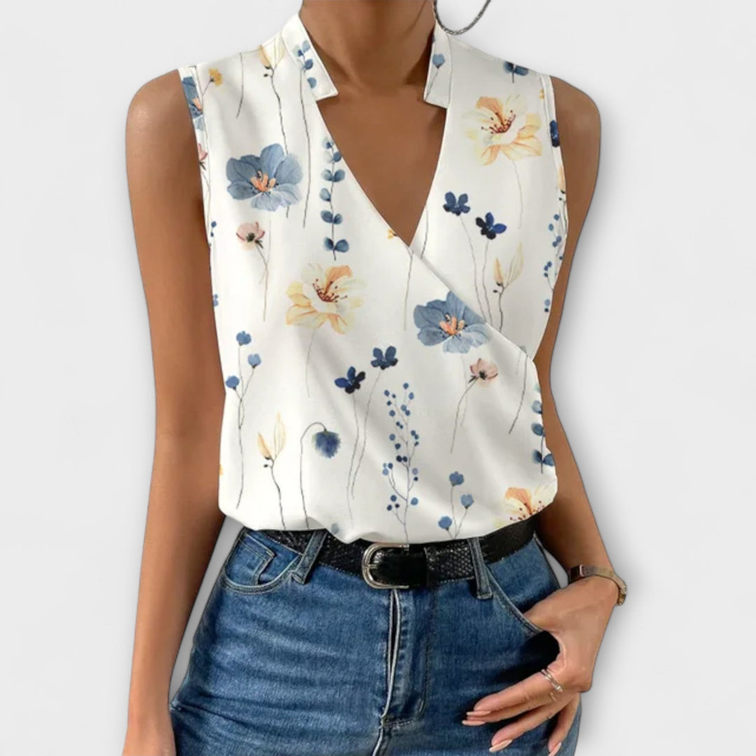 Loretta | Top sofisticato con scollo a V