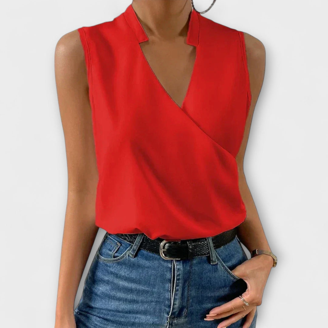 Loretta | Top sofisticato con scollo a V