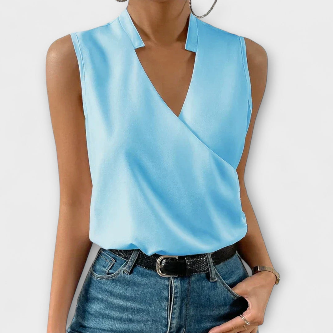 Loretta | Top sofisticato con scollo a V