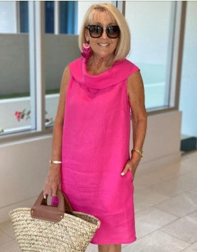 Bethany | Šaty s volným límcem