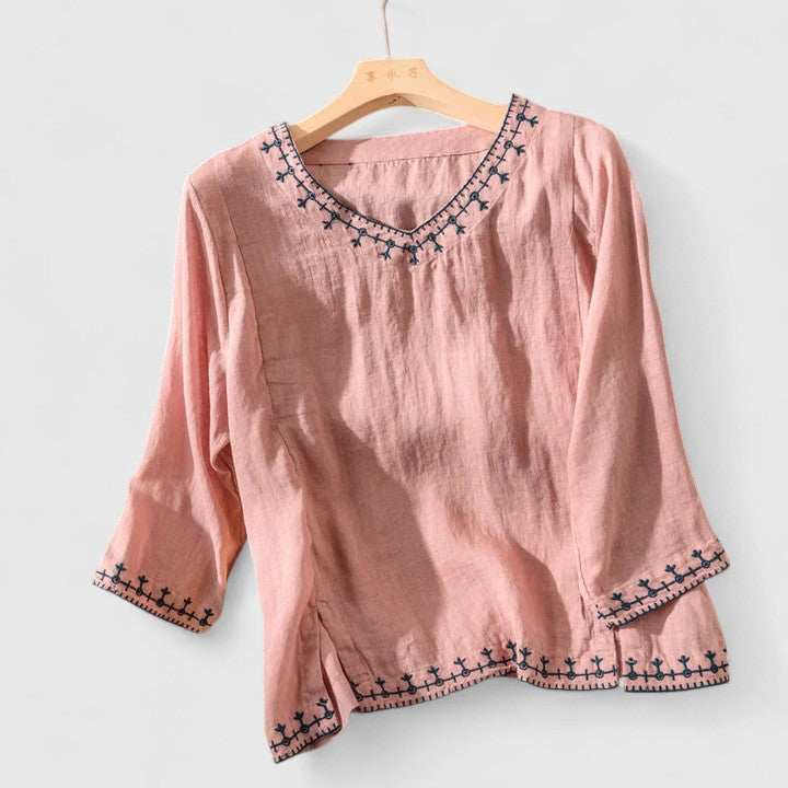 Taysia | Blusa elegante con scollo a V