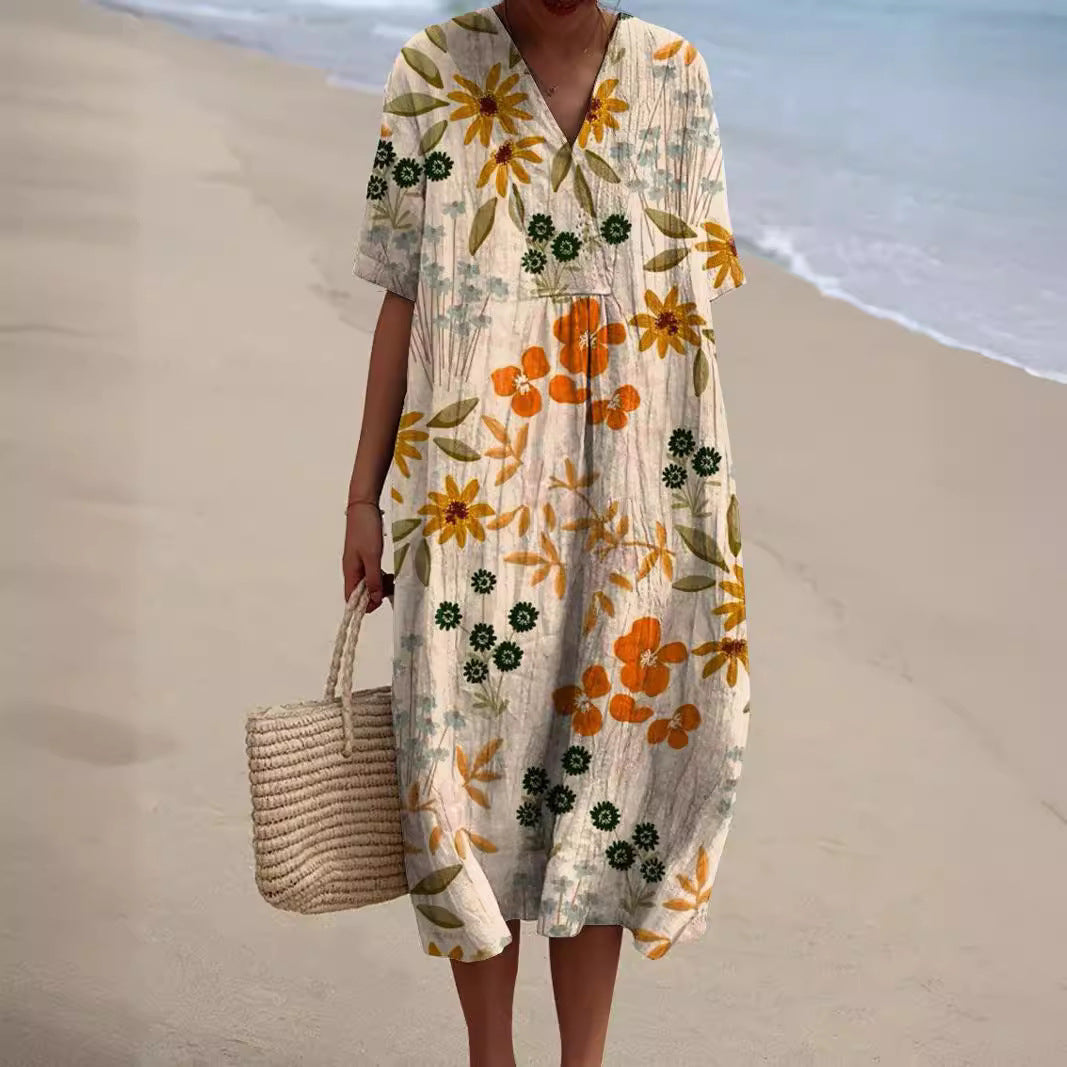 Nicka | Vibrant Floral Print Dress