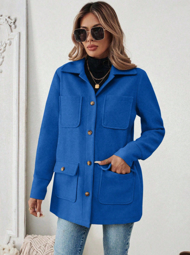 Karin | Modern Utility Jacket with Belly-Friendly Fit and Pockets