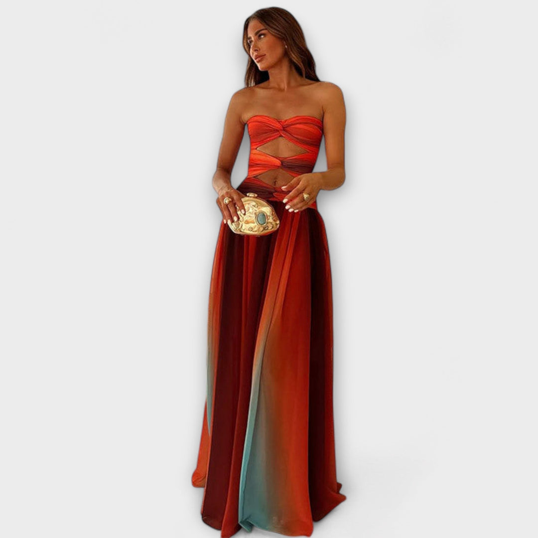 Laney - Vestido Maxi Tomara que Caia