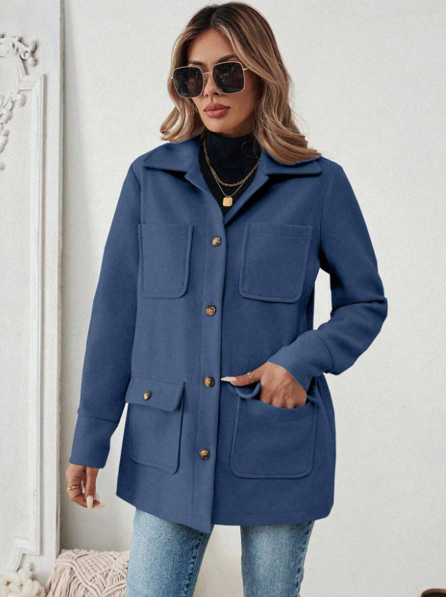 Karin | Modern Utility Jacket with Belly-Friendly Fit and Pockets