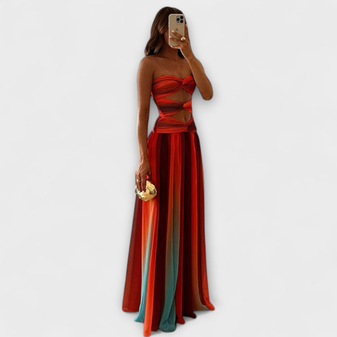 Laney - Vestido Maxi Tomara que Caia