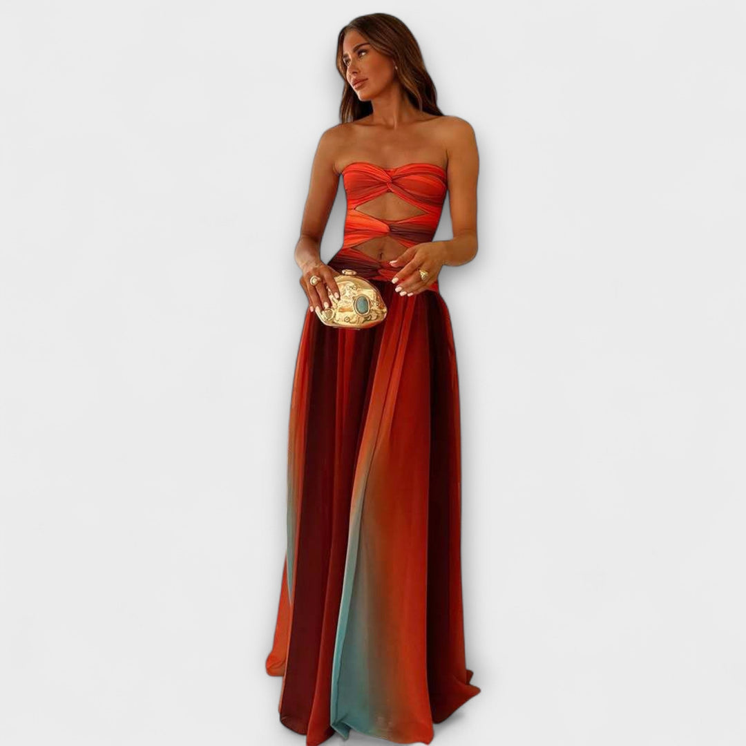 Laney - Vestido Maxi Tomara que Caia