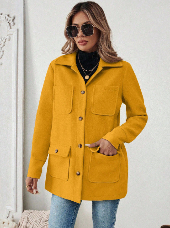 Karin | Modern Utility Jacket with Belly-Friendly Fit and Pockets