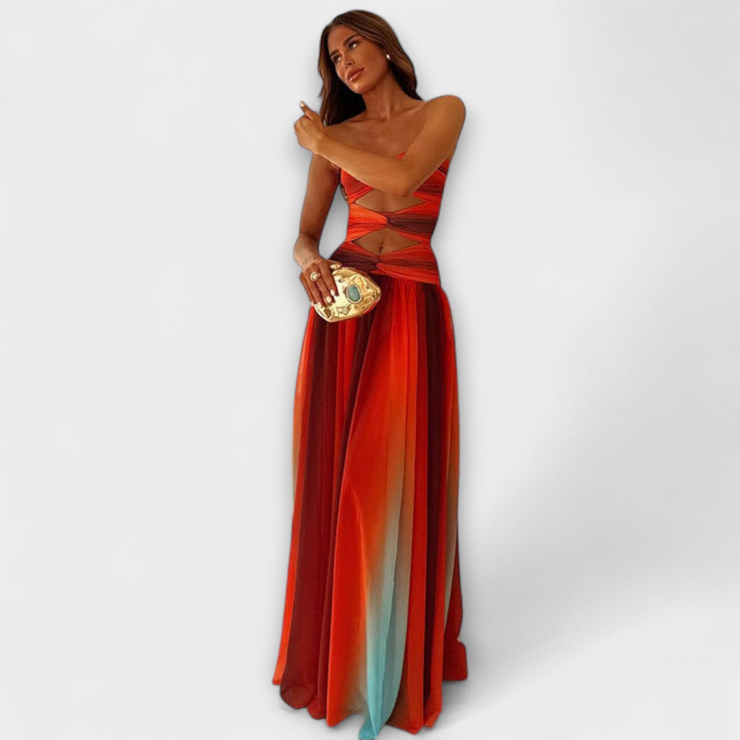 Laney - Vestido Maxi Tomara que Caia
