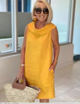 Bethany | Šaty s volným límcem