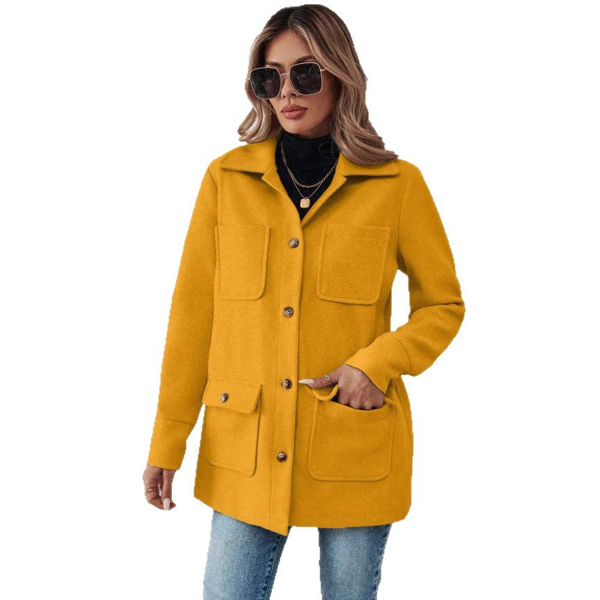 Karin | Modern Utility Jacket with Belly-Friendly Fit and Pockets