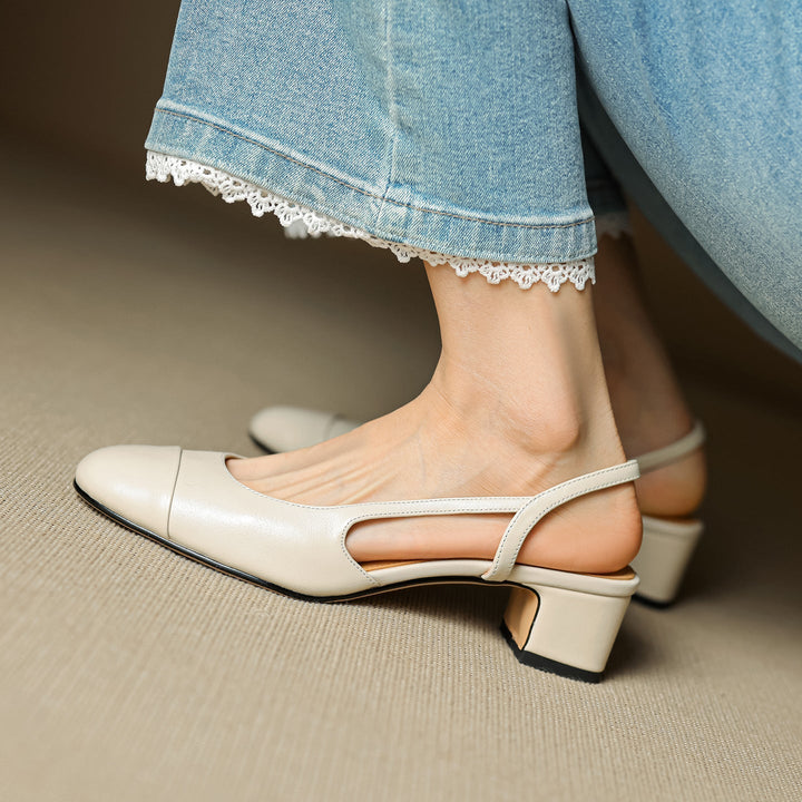 Reyna Pumps aus echtem Leder