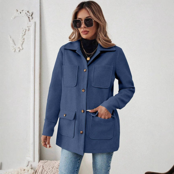 Karin | Modern Utility Jacket with Belly-Friendly Fit and Pockets