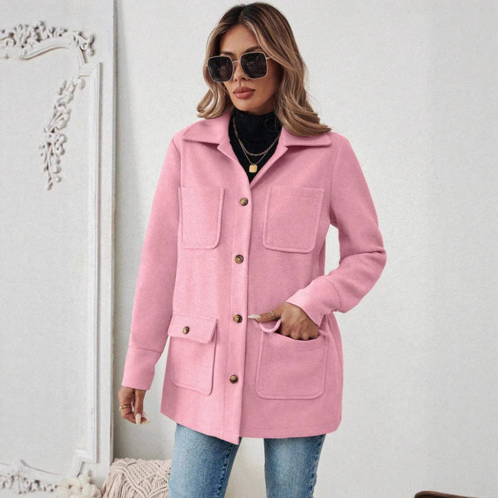 Karin | Modern Utility Jacket with Belly-Friendly Fit and Pockets