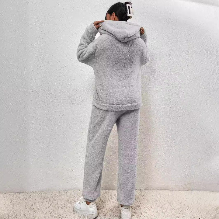 Maisie | Cozy Women's Fleece Hoodie and Jogger Set with Cuffed Ankles