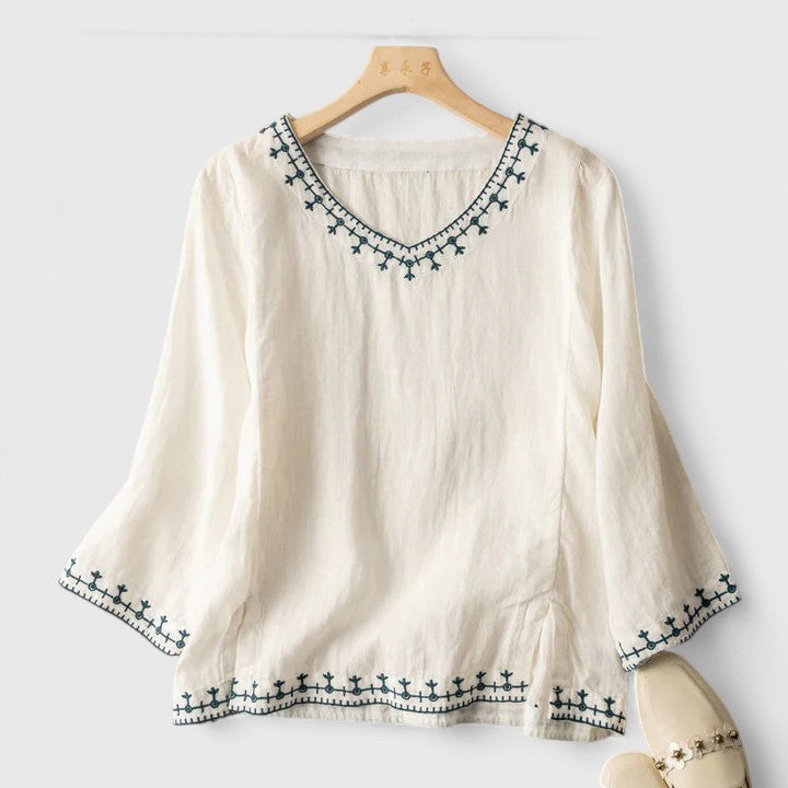 Taysia | Blusa elegante con scollo a V