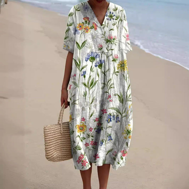 Nicka | Vibrant Floral Print Dress