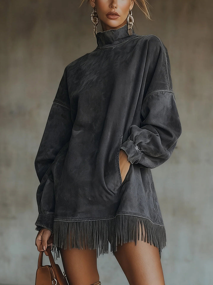 Sheri | Vestido acogedor con flecos