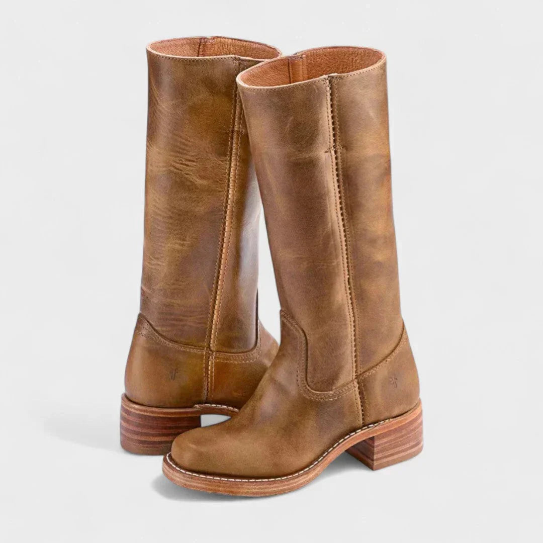 Noor | Bottes d’inspiration rétro avec semelle extérieure antidérapante et semelle intérieure rembourrée