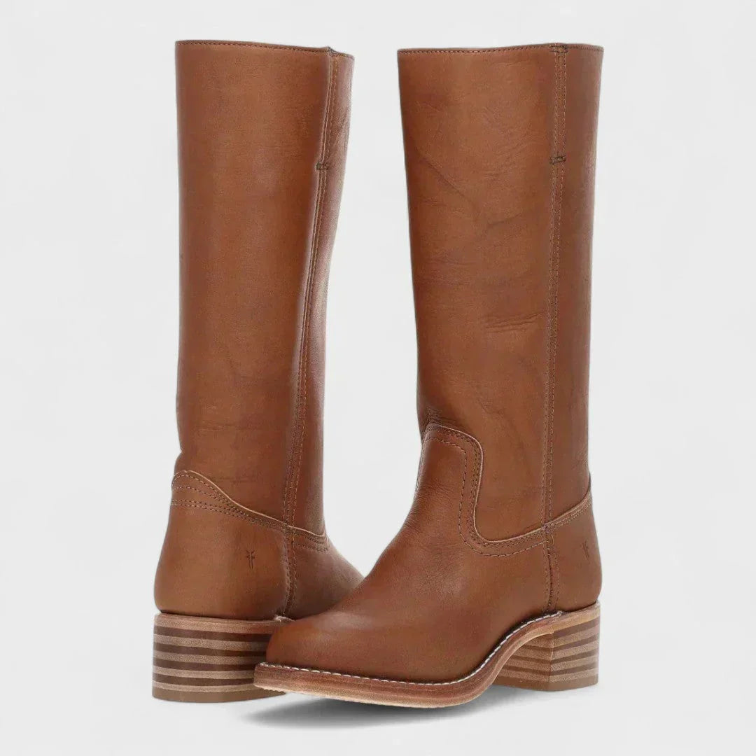 Noor | Bottes d’inspiration rétro avec semelle extérieure antidérapante et semelle intérieure rembourrée