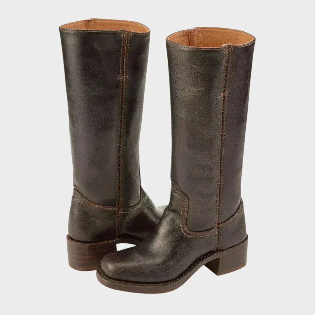 Noor | Bottes d’inspiration rétro avec semelle extérieure antidérapante et semelle intérieure rembourrée