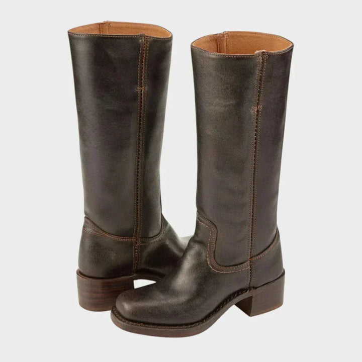 Noor | Bottes d’inspiration rétro avec semelle extérieure antidérapante et semelle intérieure rembourrée