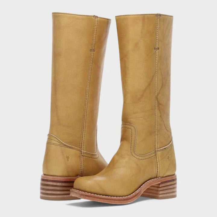 Noor | Bottes d’inspiration rétro avec semelle extérieure antidérapante et semelle intérieure rembourrée