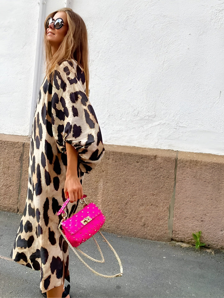 Silvie | Abito leopardato audace ed elegante