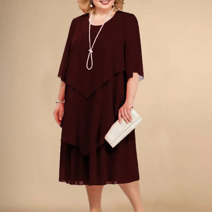 Katy | Elegant lagdelt kjole
