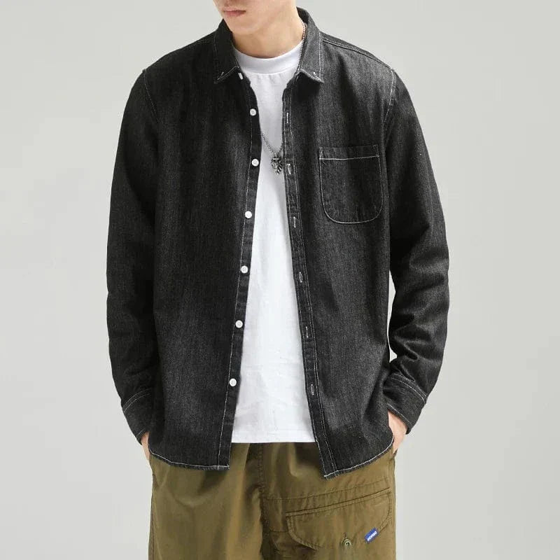 Everett | Men's Classic Denim Shirt