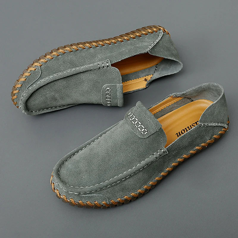 Eli | Mocassins en Daim Élégants Faits Main