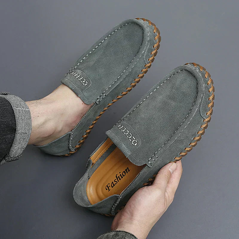 Eli | Mocassins en Daim Élégants Faits Main
