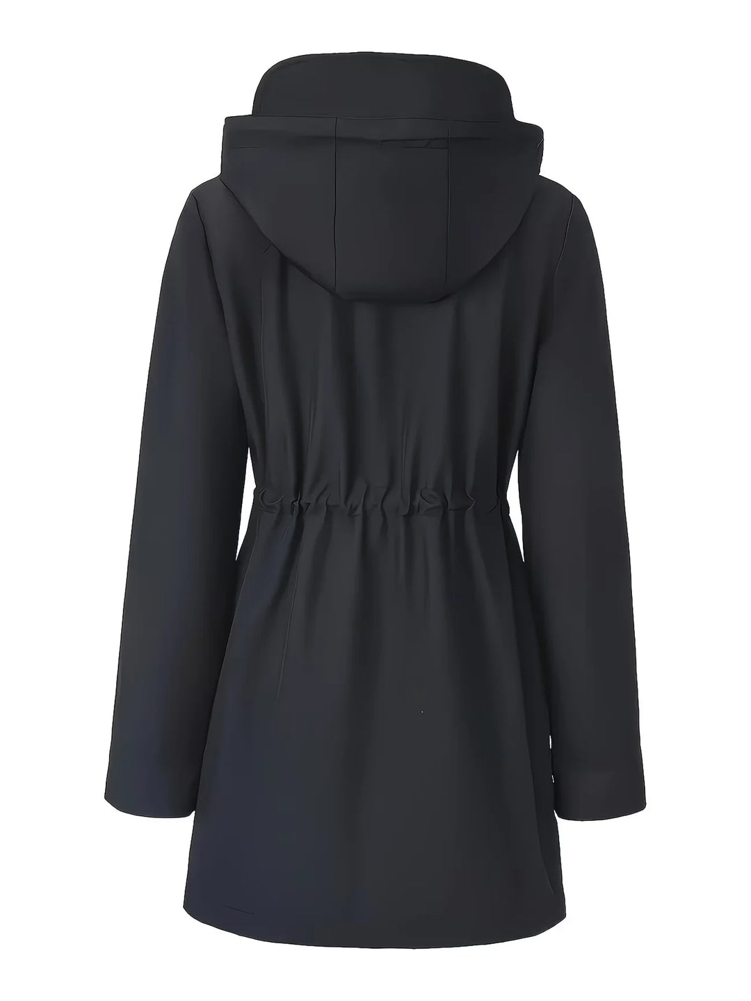Cosima | Trench con cappuccio resistente alle intemperie e interno foderato a quadri