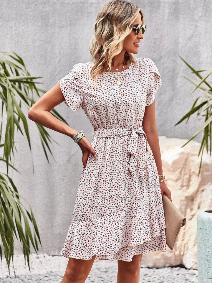 Scarlett™ - Vestido Casual Plissado com Estampa Floral