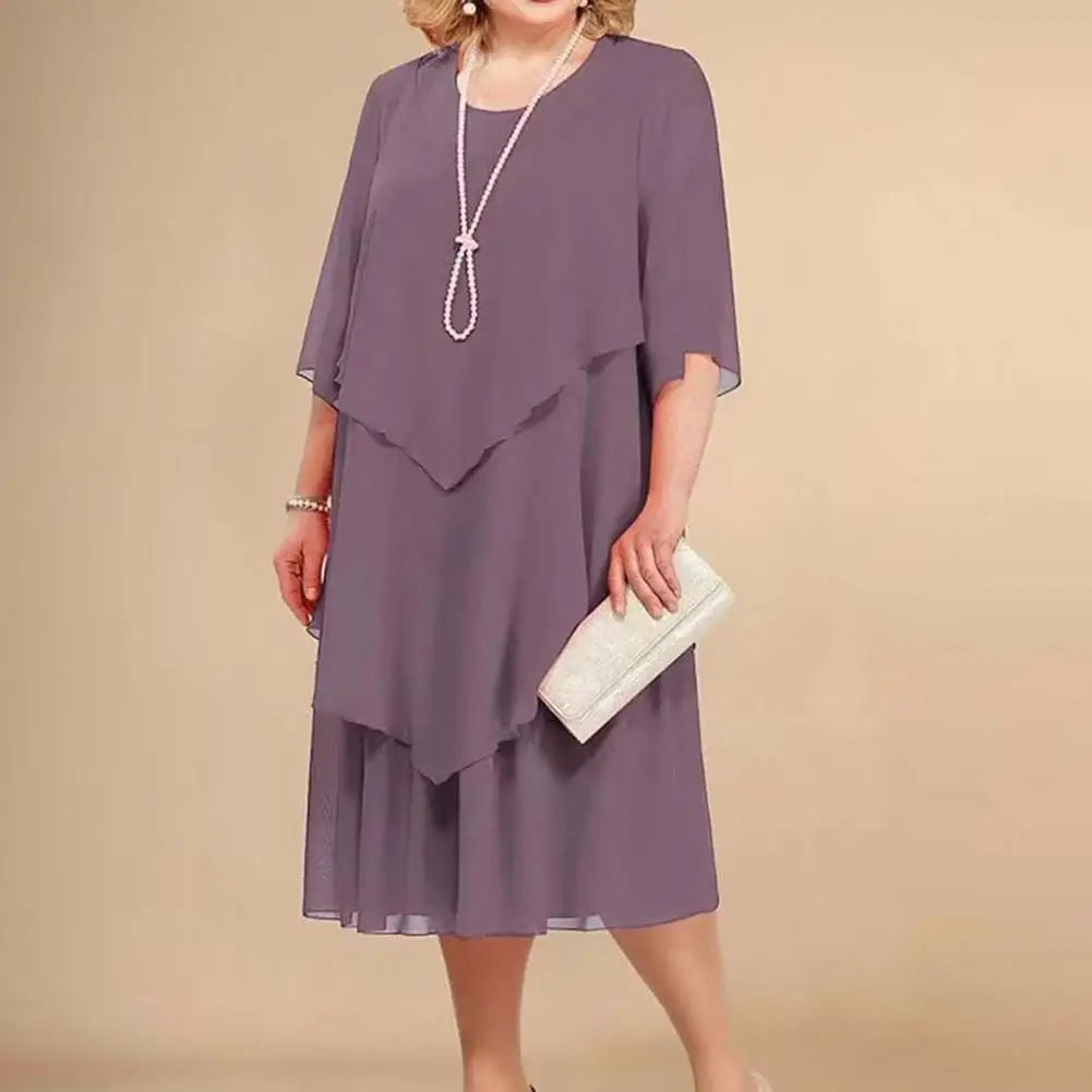 Katy | Elegant lagdelt kjole