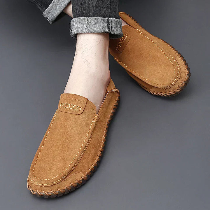 Eli | Mocassins en Daim Élégants Faits Main
