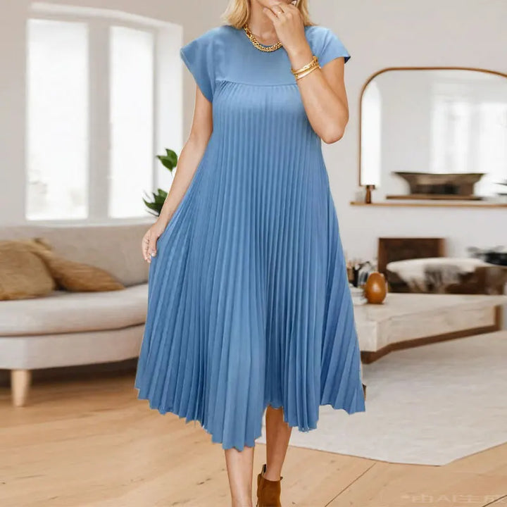 Tamara | Elegantní plisované maxi šaty