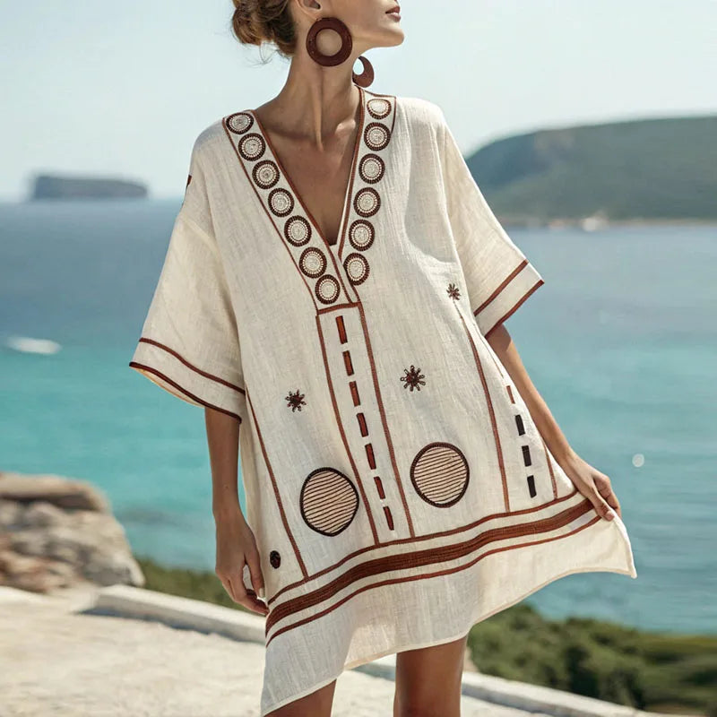 Gwen - Abito elegante e comodo da spiaggia per giornate calde