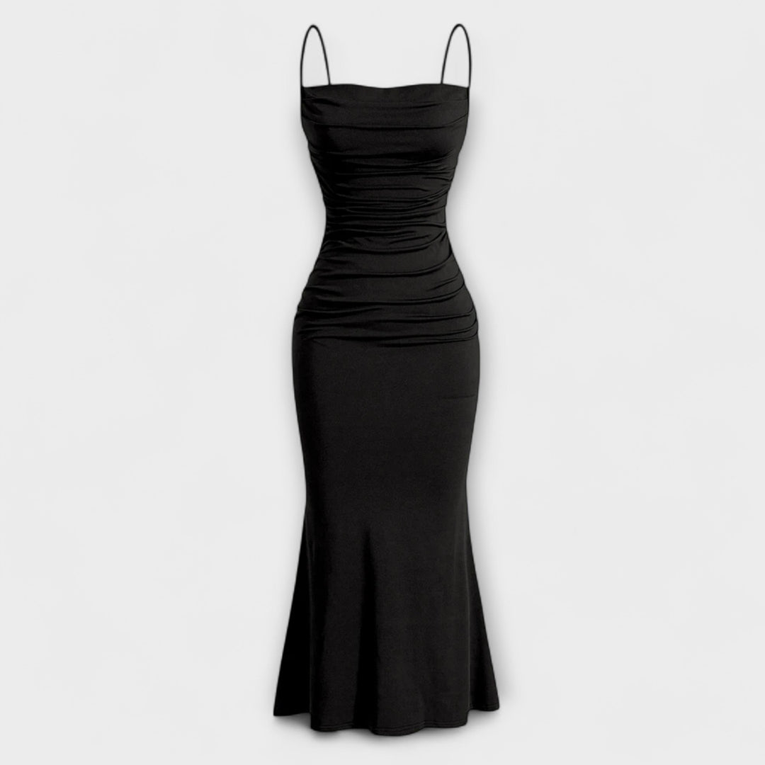 Mia Muse - Vestido Maxi de Festa Elegante