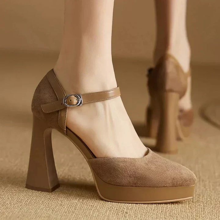 Scarpins Elegantes Celeste