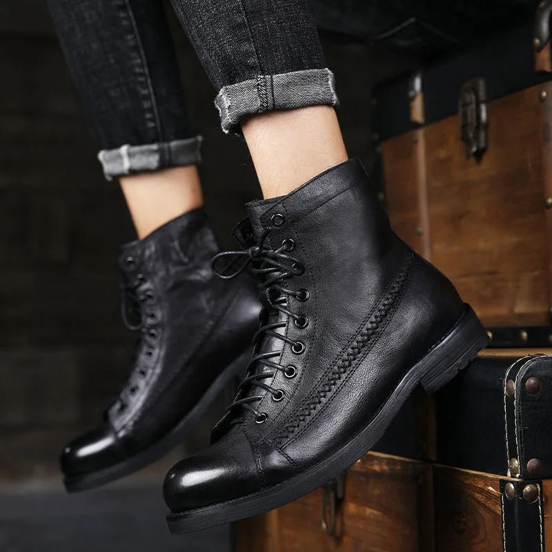 Grayson™ - Orthopädische Winterstiefel aus veganem Leder