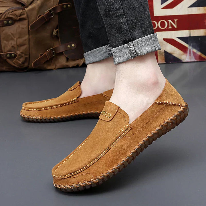 Eli | Mocassins en Daim Élégants Faits Main