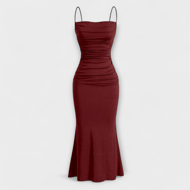 Mia Muse - Vestido Maxi de Festa Elegante