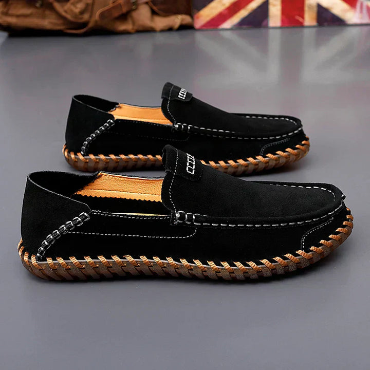 Eli | Mocassins en Daim Élégants Faits Main