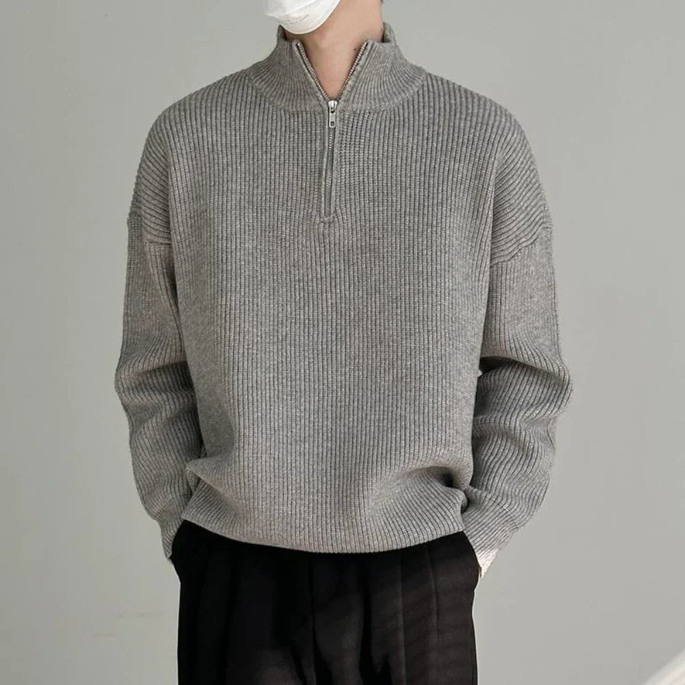 Lucas™ - Premium Pullover mit Reißverschluss