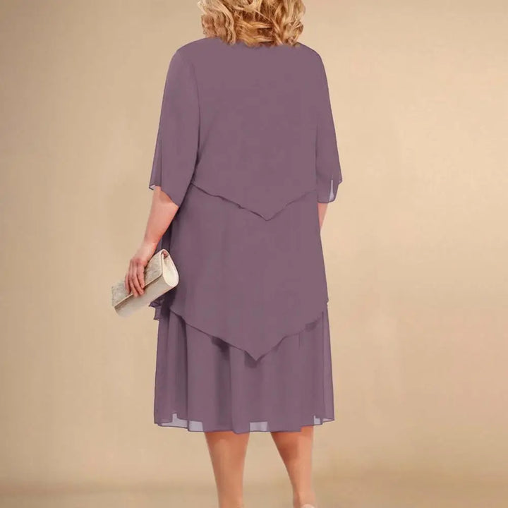 Katy | Elegant lagdelt kjole