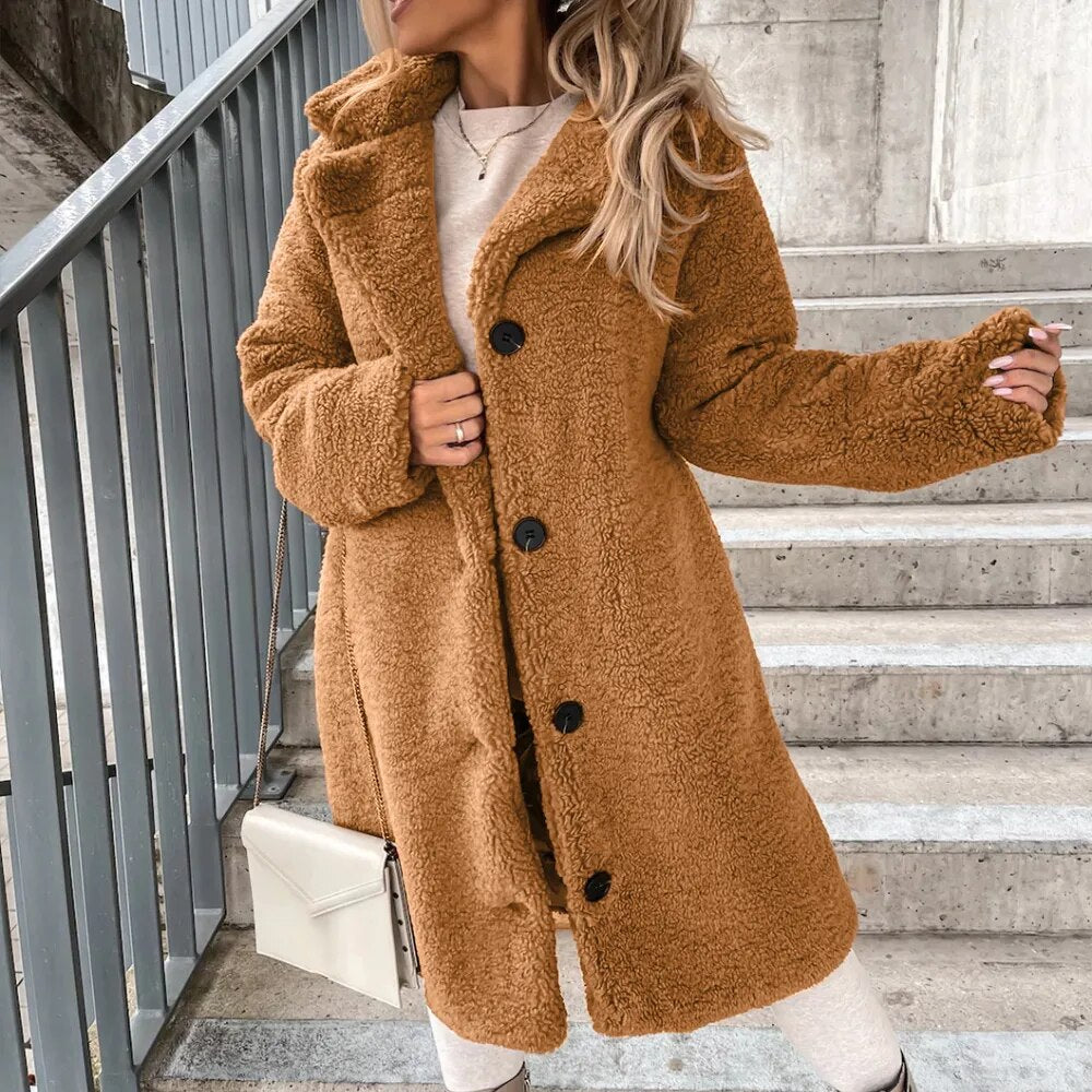 Quinn | Relaxed Sherpa Fleece Overcoat with Premium Warmth and Versatile Design