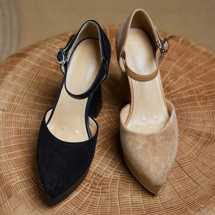 Scarpins Elegantes Celeste