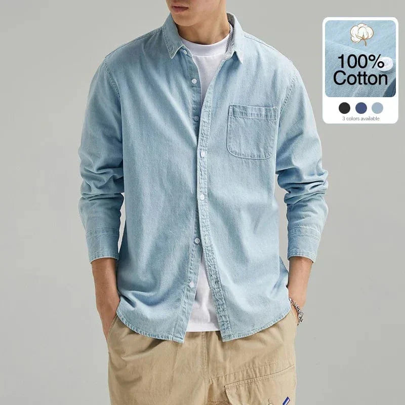 Everett | Men's Classic Denim Shirt